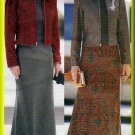 Women's Long Flowing Bias Skirt Sz 6-10 Uncut Butterick 5693 Classic Collar Princess Seam Zip Jacket