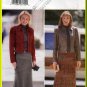 Women's Long Flowing Bias Skirt Sz 6-10 Uncut Butterick 5693 Classic Collar Princess Seam Zip Jacket
