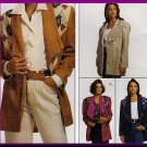 Women's Unique Creative Decorative Jacket Sz 8-12 Uncut McCall's 6959 Wing Collar Fancy Artsy Yoke