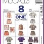 Cute Girl's Summer Shorts Set Sz 4-6 McCall's Sewing Pattern 7676 Lace Ruffled Trim Playtime Clothes