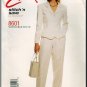 Feminine Fitted Women's Pants Suit Sz 8-14 Uncut McCall's 8601 Business Corporate Chic Office Wear