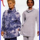 Women's Easy Simple Knit Outfit Sz 4-14 Uncut McCall's 9055 Stretch Funnel Neck Top Pull-on Pants