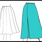 Timeless Classic Ladylike  Women's Skirt Sz 10-18 Uncut Basic Knits 105 A-Line Gored Pleated Skirt