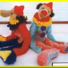 Plush Clown Bear Child's Toy Doll Bring on the Clown Sewing Pattern Arts and Crafts