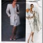 Long Jacket Skirt Suit Sz 8 Vogue Sewing Pattern 1867 Retro 80s Minimalist Style Christian Dior
