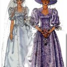 80s Puffy Wedding Gown Sz 10 McCall's Sewing Pattern 4075 Sweetheart Bridal Bridemaids Dresses