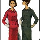Laird-Knox 60s Misses' Suit Sz 12 McCall's Sewing Pattern 7981 Double Breasted Jacket Skirt Jackie O