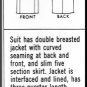 Laird-Knox 60s Misses' Suit Sz 12 McCall's Sewing Pattern 7981 Double Breasted Jacket Skirt Jackie O