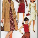 Classy Sophisticated Misses' Coordinates Sz 12 McCall's Sewing Pattern 8382 Dress Coat Jacket Skirt