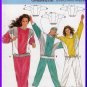Color Blocked Misses' Knit Sweatsuit Sz 8-40 Burda Sewing Pattern 6409 Jogging Suit 80s Fitness Wear