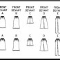 Easy Women's Bottoms Sz XS-M Butterick Sewing Pattern 4137 Simple Culottes Shorts Pants Skirt