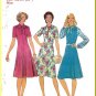 Pretty Retro 70s Secretary Dress Sz 18 Style Sewing Pattern 1163 Chic Panels French Darts Neck Tie