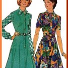 Retro 70s Women's Shirt Dress Sz 18 Style Sewing Pattern 4932 Secretary Office Mary Tyler Moore