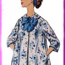 Ladylike Housecoat Dressing Gown Robe Sz 16 Simplicity Sewing Pattern 3230 Peter Pan Collar