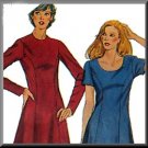 Timeless Princess Seams Dress Sz 10 Simplicity Sewing Pattern 5164 Knee Length Retro Style
