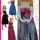 Divine 80s Glam Evening Gown Sz 14 Simplicity Sewing Pattern 6211 Strapless Ruffles Princess Dress