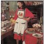 Festive Holiday Christmas Accessories Simplicity Sewing Pattern 8214 Table Cloth Tote Bag Apron