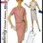 Sophisticated 2-Piece 60s Dress Sz 12 Simplicity Sewing Pattern 4923 Elegant Princess Seams Bow Trim
