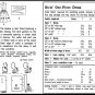 Girls' Scallop Collar Puffy Dress Sz 12 Simplicity Sewing Pattern 5371 Sweet Retro 1-Piece Dress