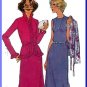 Elegant Hostess Gown Ruffled Jacket Sz 14 Simplicity Sewing Pattern 8260 Frilly Topper Evening Dress
