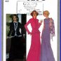 Elegant Hostess Gown Ruffled Jacket Sz 14 Simplicity Sewing Pattern 8260 Frilly Topper Evening Dress