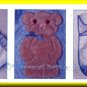 Babies' Accessories Bunting Towel Bib Butterick Sewing Pattern 4494 Cute Bunny Bear Appliques