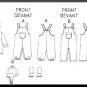Babies' Reversible Hood Fleece Jacket Sz NB-M Butterick Sewing Pattern 5713 Overalls Pants Mittens