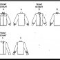 New Wave Glam Blouse Sz 12-16 Vogue Sewing Pattern 9342 Retro Chic Ascot Asymmetrical Ruched Collar