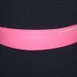 Vintage 80s Pink Leather Belt Cummerbund Ginnie Johansen Asymmetrical Snakeskin Jem Belt Retro Glam