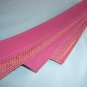 Vintage 80s Pink Leather Belt Cummerbund Ginnie Johansen Asymmetrical Snakeskin Jem Belt Retro Glam