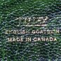 Marbelized Green English Goatskin Pocketbook Checkbook Wallet by Tilley Made in Canada Vintage Retro