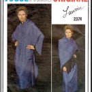 Timeless Shirtdress Shawl Outfit Sz 10 Vogue Sewing Pattern 2374 Lanvin Paris Original Retro Chic