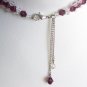 Glamorous Sophisticated Woven Plait Choker Necklace Clear Amethyst ...