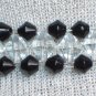 Sparkly Unique Plait Woven Bracelet Clear Black Faceted Glass Beads Dressy Stylish Ladylike Shiny