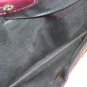 Burgundy Wine Woven Leather Clutch Purse Handbag Stylish Basket Weave Envelope Pocketbook Coin Purse