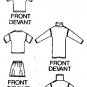 Girls' Casual Knit Sport Separates Sz 7-10 Butterick Sewing Pattern 6039 New Wave Sweatshirt Dress