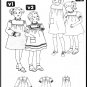 Princess Cinderella Dress Pinafore Sz 3 Simplicity Sewing Pattern 5154 Ruffled Jumper Embroidery