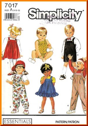 Vintage children's playwear patterns at the Sewing Palette