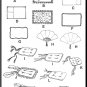 Place Mats and Chair Pads Home Dec Simplicity Sewing Pattern 8696 Crafts Cottage Kitchen Decor