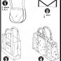 Retro Set of Bags 4 styles Simplicity Sewing Pattern 7004 Shopper Tote Envelope Clutch Shoulder Bag