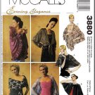 Women's Evening Wraps Cover-ups Sz XS-XL McCall's Sewing Pattern 3880 Fancy Shawl Cape Shrug Bolero