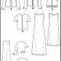 New Look Sewing Pattern 6201 Sz 10-22 Easy Cardigan Jacket 4 Styles and Sleeveless Dress 2 Lengths