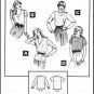 McCall's Sewing Pattern 7883 Sz 16 Vintage Misses' Pullover V-Neck Round Neck Top Button Shoulder