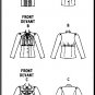 Vogue Sewing Pattern 2912 Sz 10-14 Anna Sui Poet's Ruffled Romantic Blouses Bow Tie Gathers Pleats