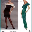 Vogue Sewing Pattern 2588 Sz 6-10 Victor Costa Misses' Fitted Evening Gown Cocktail Dress Fancy Bows