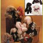McCall's Sewing Pattern 6907 O/S Furry Stuffed Animal Toys Bear Rabbit Lamb Child's Playtime Dolls