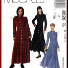McCall's Sewing Pattern 8526 Sz 10-14 Misses' Military Look Flared Dress Princess Seams Button Front