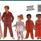 Butterick Sewing Pattern 4222 Sz 2-6 Boys' Girls' Traditional Sleepwear Yoke Nightgown Pajama Pants