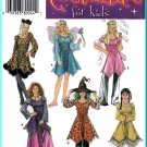 Simplicity Sewing Pattern 4037 Sz 7-14 Girls' Halloween Costumes Fairy Gypsy Witch Pocahantas Feline