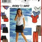 Simplicity Sewing Pattern 9209 Sz 7-16 Girl's Boho Peasant Top Scarf Mini Skirt Cropped Pants Shorts
